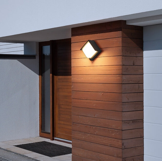13cm Round Shape 10W 3000K Patio Porch Garden Light Outdoor IP54 Waterproof LED Wall Lamp
