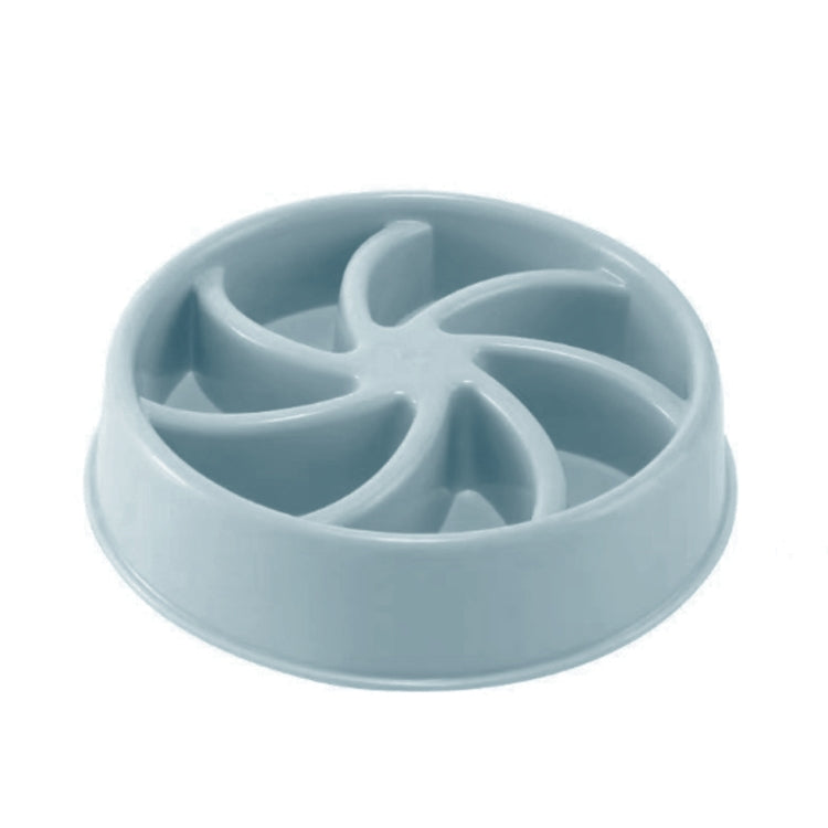 Environmental Protection Food Grade Plastic Anti-choking Slow Food Pet Dog Cat Food Bowl, Style:Windmill