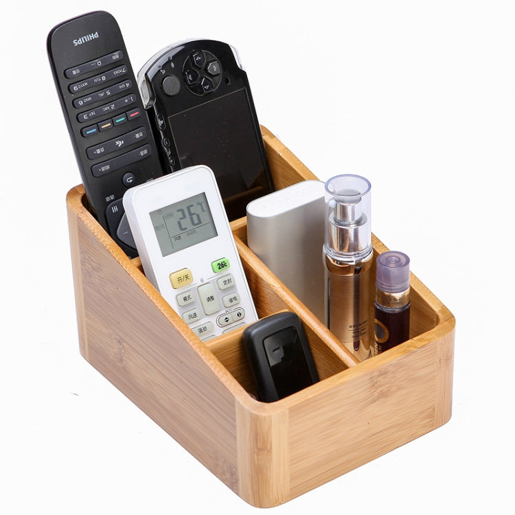 Creative Desktop Four Grid Storage Remote Control Box Key Cosmetics Sundry Box, Style:Four Compartment