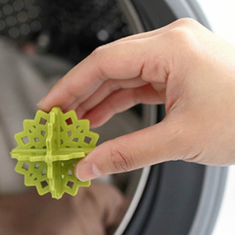 4 PCS Snowflake Magic Decontamination Anti-winding Bra Underwear Care Washing Machine Laundry Ball