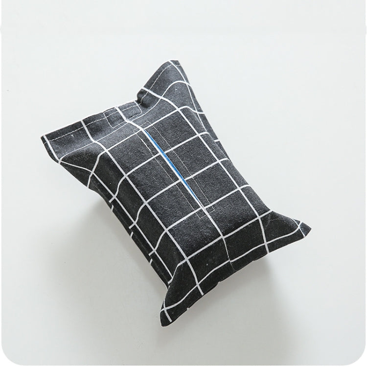 Literary Fabric Cotton and Linen Paper Towel Bag Car Towel Table Tray