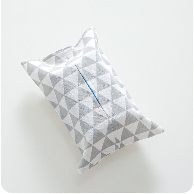 Literary Fabric Cotton and Linen Paper Towel Bag Car Towel Table Tray