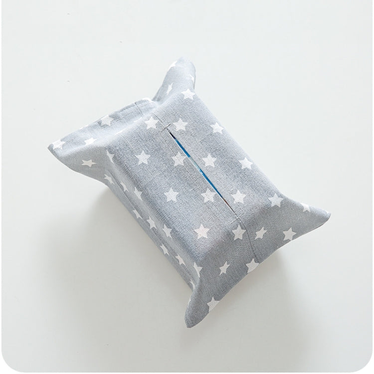 Literary Fabric Cotton and Linen Paper Towel Bag Car Towel Table Tray