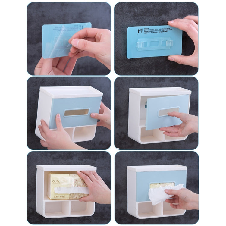 Bathroom No Punching Napkin Holder Tray