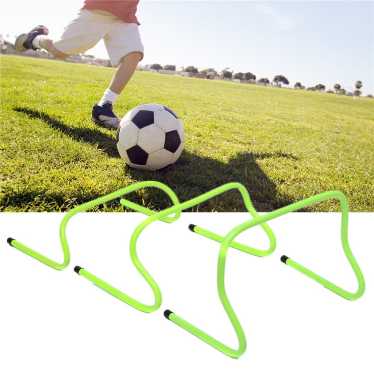 5 PCS ABS Football Obstacle Training Hurdle, Szie:23cm(Green)