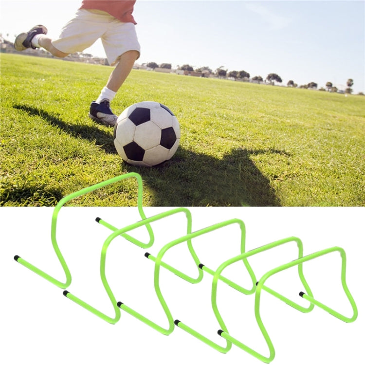 5 PCS ABS Football Obstacle Training Hurdle, Szie:30cm(Green)