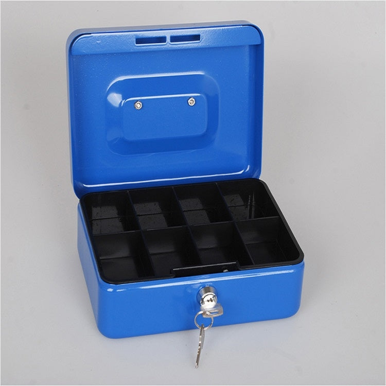 Stainless Steel Portable Mini Cash Box Can Be Locked for Home Office