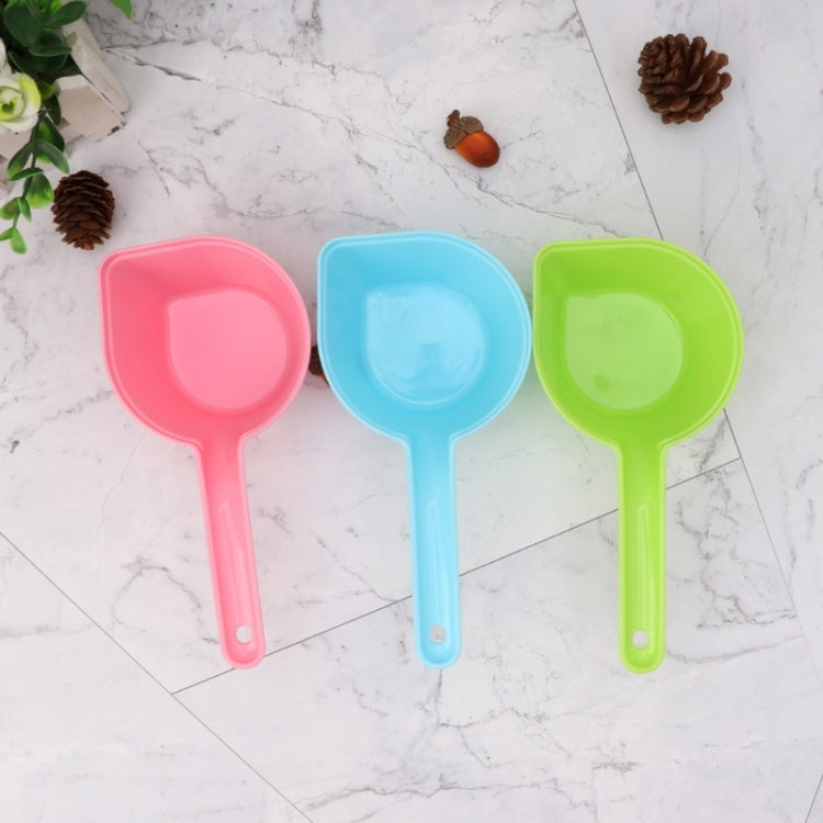 3 PCS Eco-friendly Plastic Candy Color Water Scoop Pet Cat Dog Food Spoon Pet Supplies(Green)