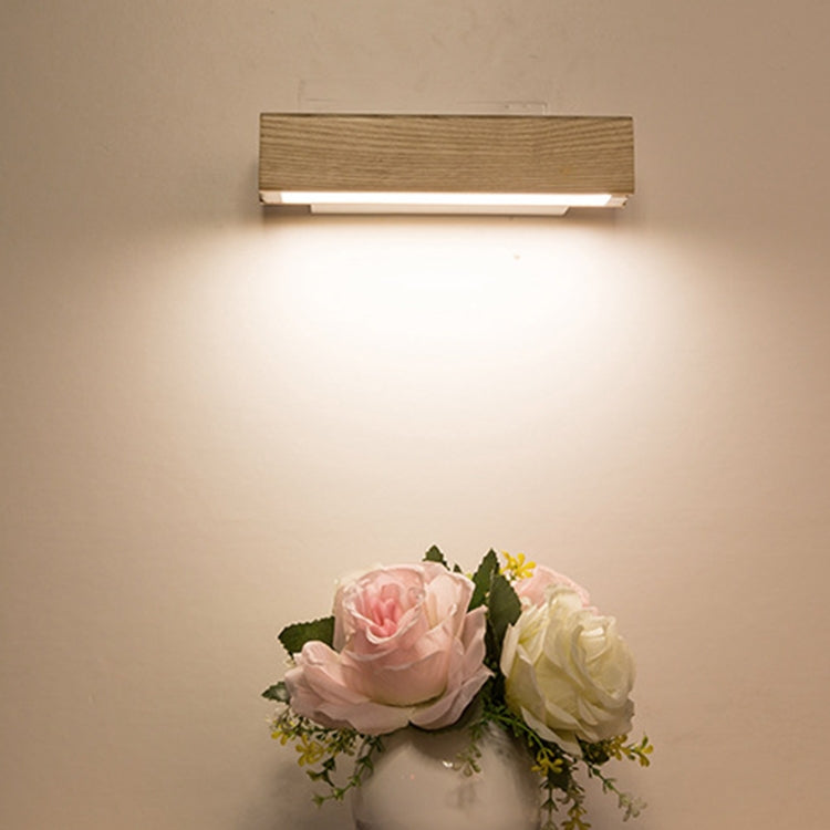Simple Rotatable Bedside Bedroom Wall Lamp Warm Night Light, Size:21cm