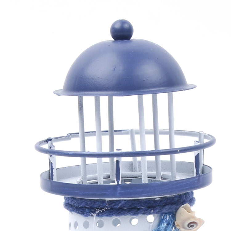 Creative Decorative Wrought Iron Flash Tower LED Night Light, Size:Medium 19cm