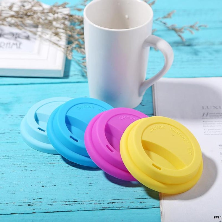 5 PCS Anti-Dust Silicone Cup Lid Cover Leakproof Thick Suction Seal Cap Insulated Covers