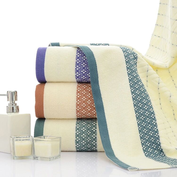 Business Hotel Cotton Rhombus Check Towel