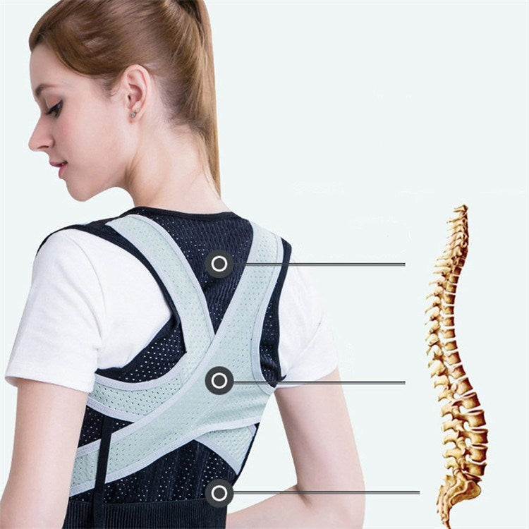 Breathable Adult Childrens Posture Correction Belt, Size:S