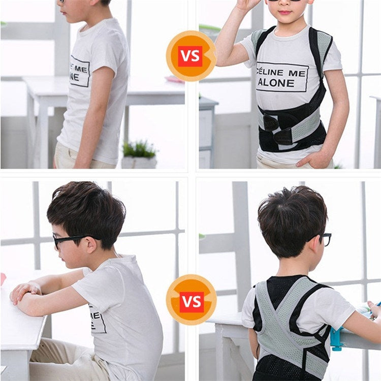 Breathable Adult Childrens Posture Correction Belt, Size:S