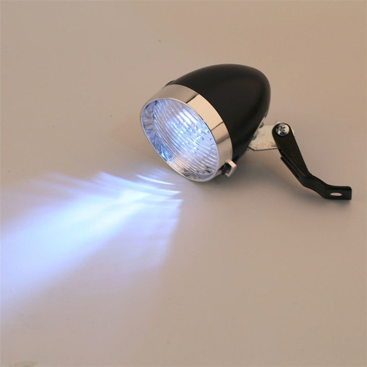 2 PCS 3 LED Retro Bicycle Headlight Night Riding Safety Warning Light