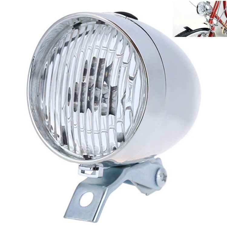 2 PCS 3 LED Retro Bicycle Headlight Night Riding Safety Warning Light
