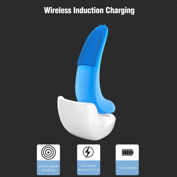 Rechargeable Electric Silicone Face Washing Instrument