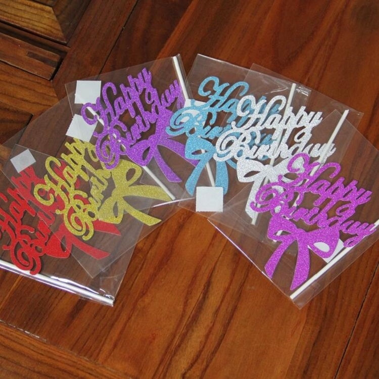 10 PCS Carving Cake Dessert Insert Party Decoration