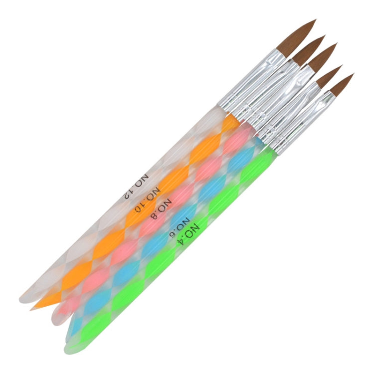3 PCS Nail Articulating Pen Acrylic Color Rod 3D Crystal Pen
