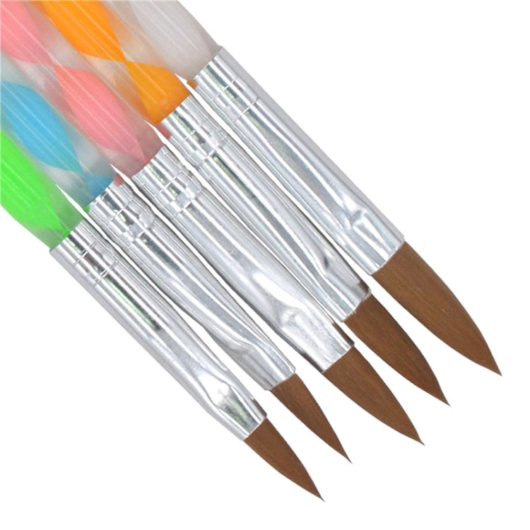 3 PCS Nail Articulating Pen Acrylic Color Rod 3D Crystal Pen