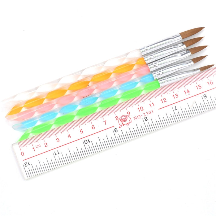 3 PCS Nail Articulating Pen Acrylic Color Rod 3D Crystal Pen