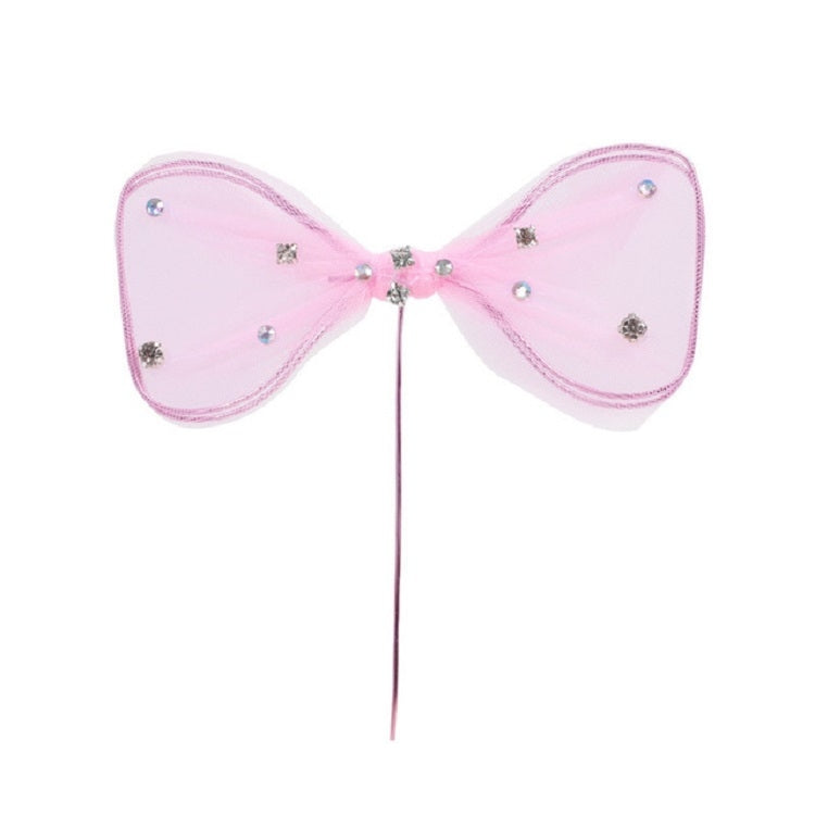 5 PCS Bow Cake Insert Birthday Party Dessert Decoration