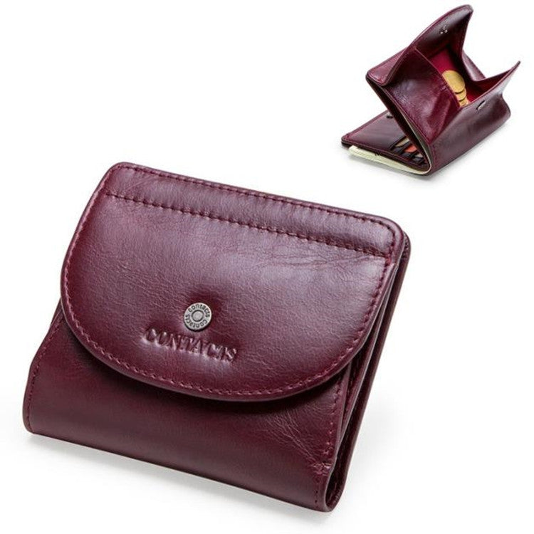 Genuine Leather Women Wallet Fashion Coin Purse  Lady Money Bag  Mini Clutch