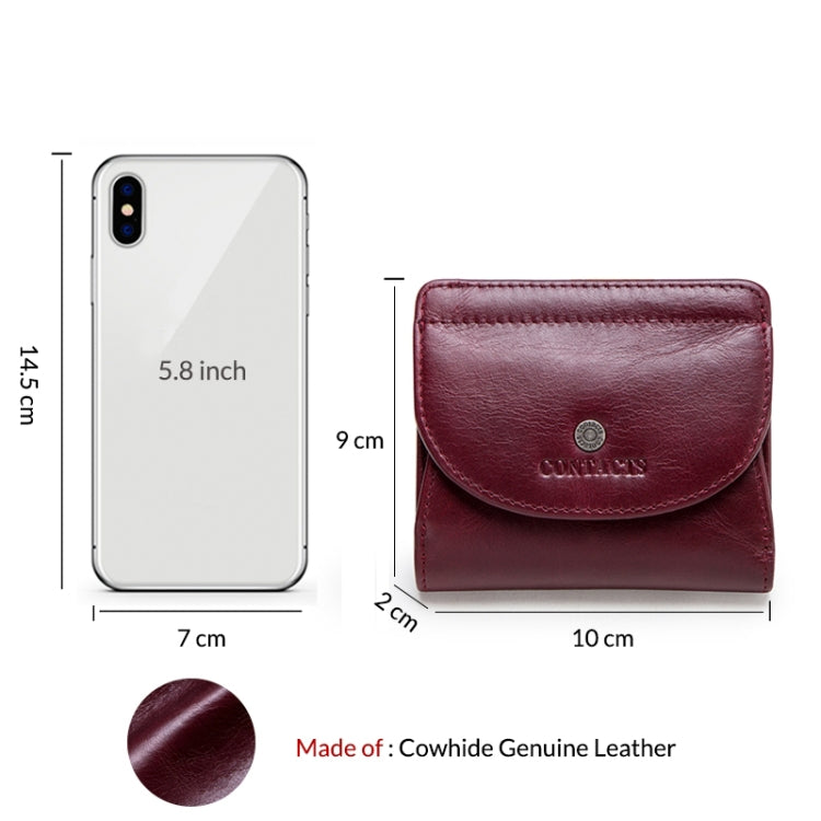 Genuine Leather Women Wallet Fashion Coin Purse  Lady Money Bag  Mini Clutch