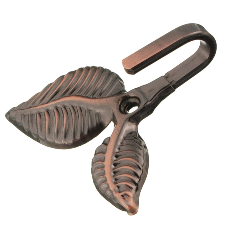 2 PCS Iron Leaf Shaped Curtain Tie Wall Hooks Home Decor