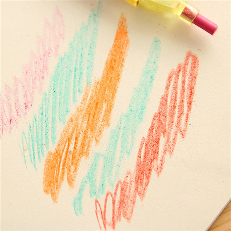 20 PCS Creative Personality Crayons 20 Color Crayons Safe Non-toxic Environmental Protection Student Crayons