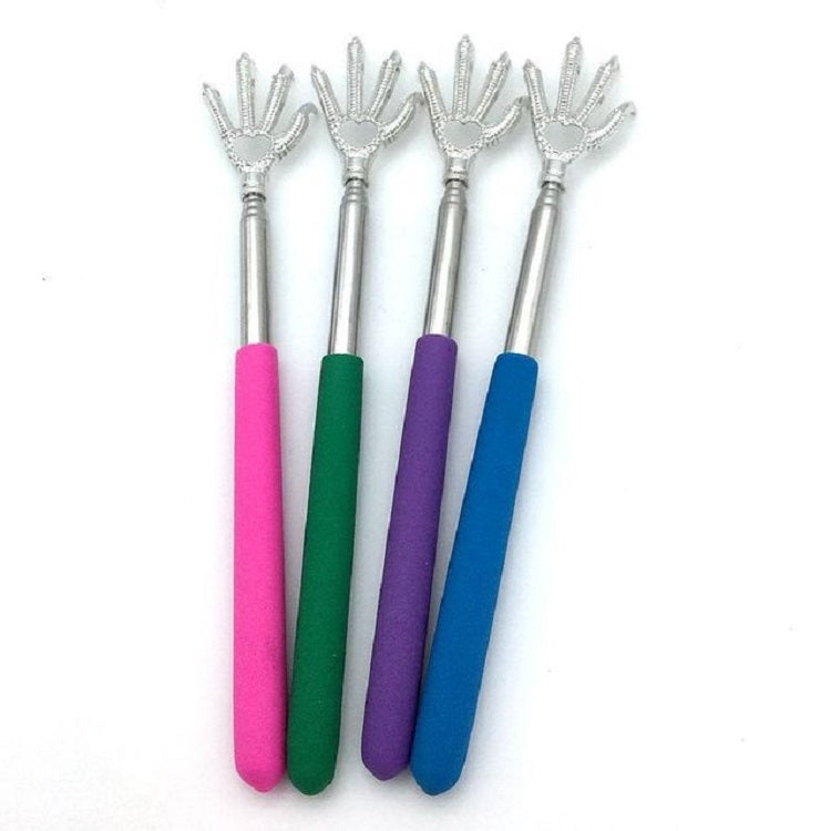 10 PCS Eagle Claw Stainless Steel Telescopic Tickle Scratcher(Random Color Delivery)