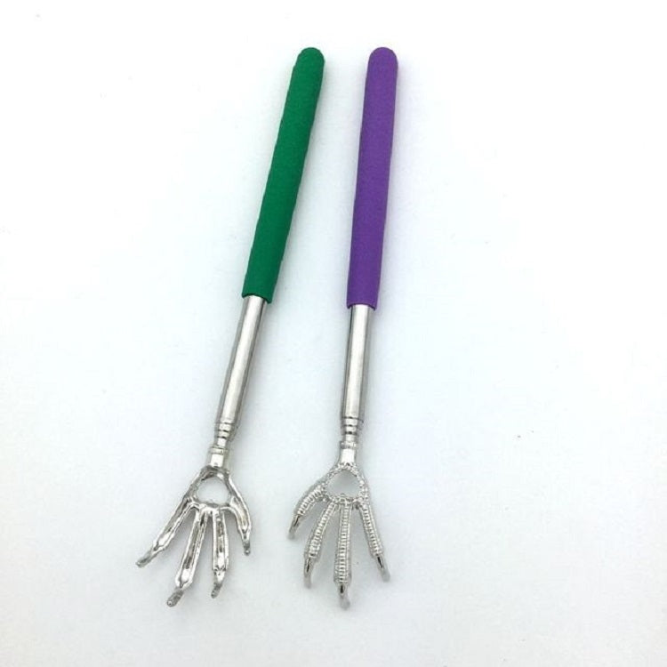 10 PCS Eagle Claw Stainless Steel Telescopic Tickle Scratcher(Random Color Delivery)