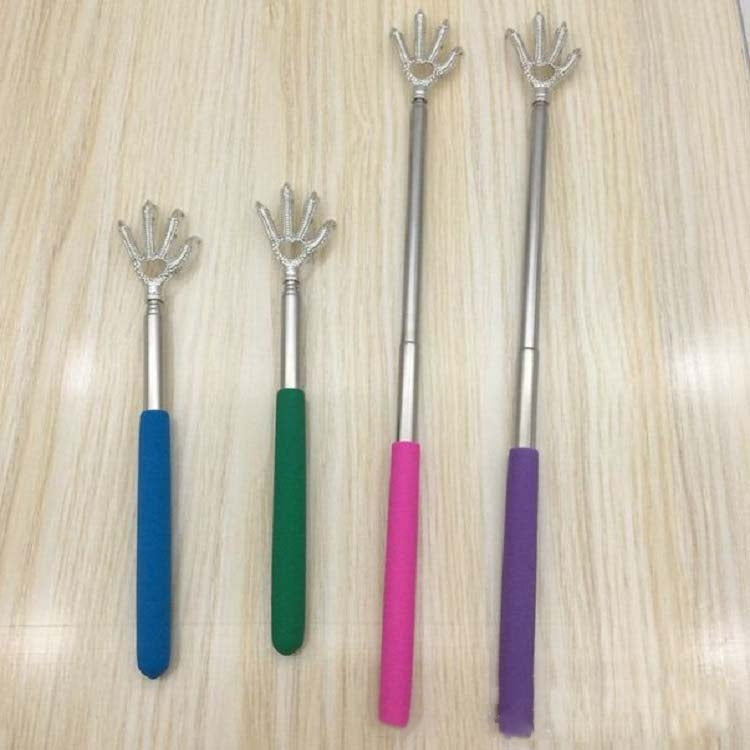 10 PCS Eagle Claw Stainless Steel Telescopic Tickle Scratcher(Random Color Delivery)