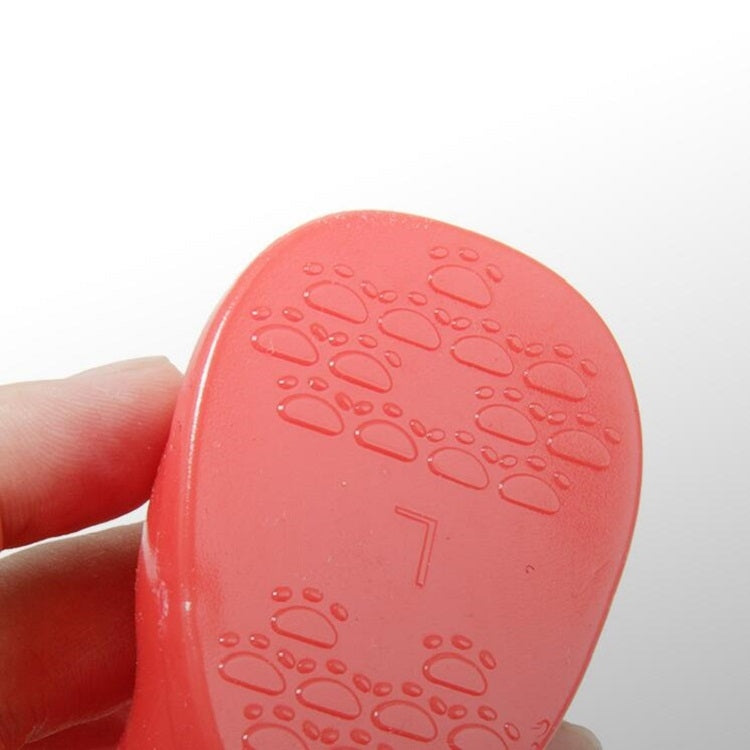 4 PCS/Set Pet Rain Boots Waterproof Non-slip Dog Shoes, Size:L