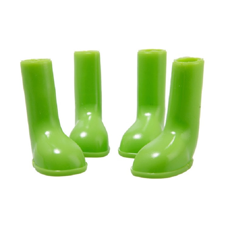 4 PCS/Set Pet Rain Boots Waterproof Non-slip Dog Shoes, Size:L