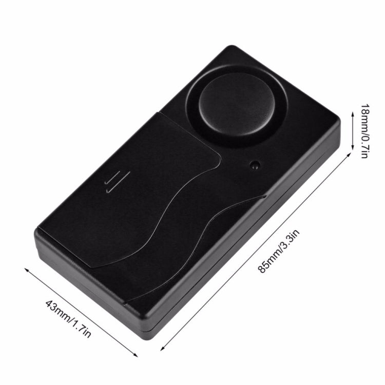 Remote Control Wireless Vibration Alarm Security Detector