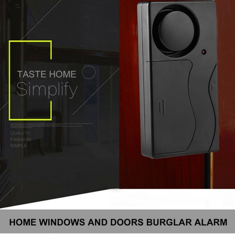 Remote Control Wireless Vibration Alarm Security Detector