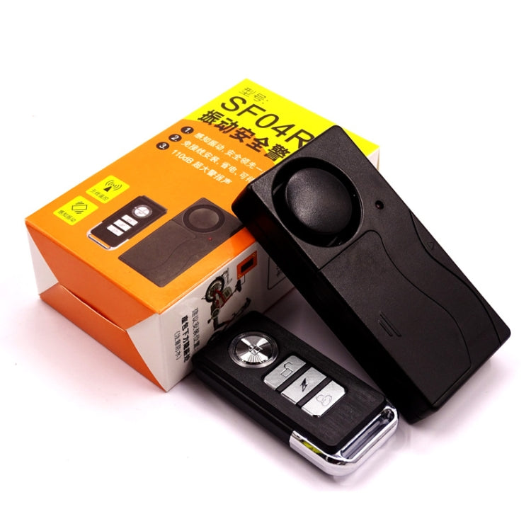Remote Control Wireless Vibration Alarm Security Detector