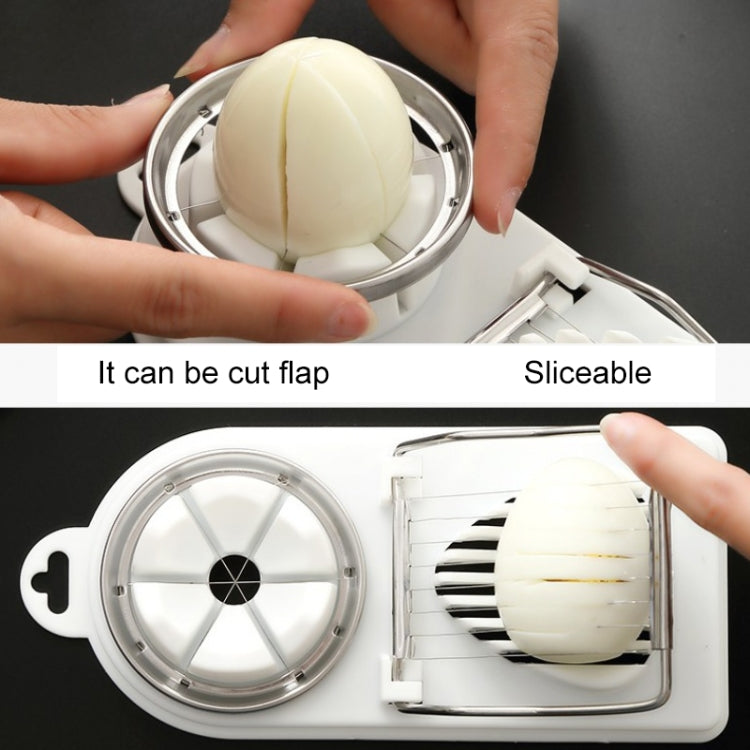 Multi-function Egg Cutter Egg Slicer Tools Kitchen Accessories(Purple)