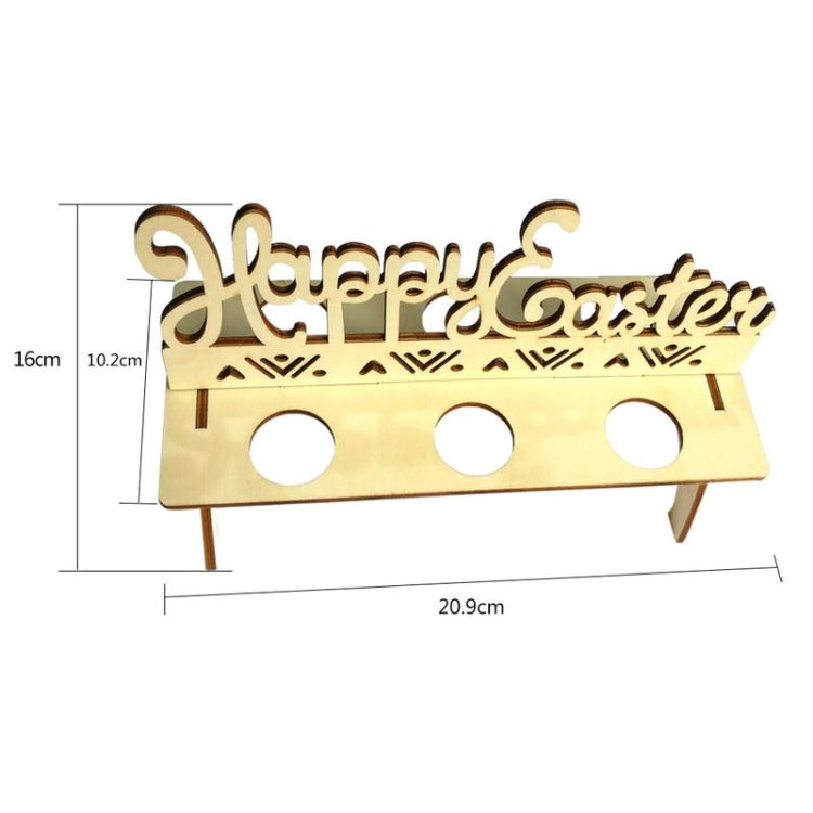 Wooden Easter Egg Stand Home Decoration