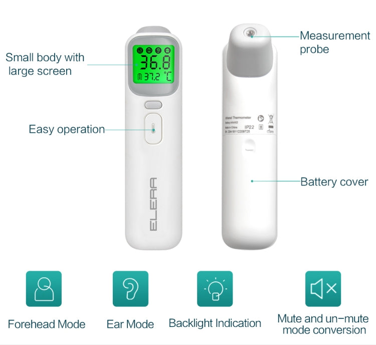 Infrared Non-Contact Baby Thermometer Digital LCD Body Measurement