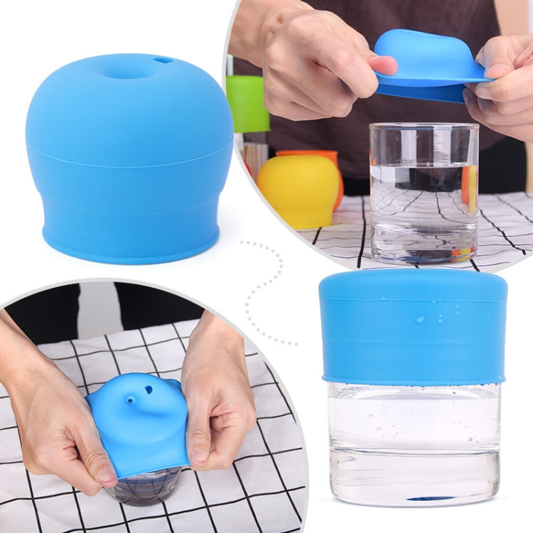 Straw Cup Lid Silicone Leakproof Cup Lid for Children