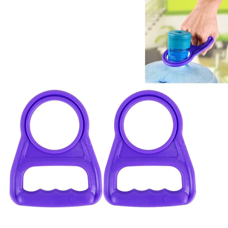 2 PCS Large Bucket Pure Water Bucket Device Water Handle Thickened Labor-saving Hand Ring, Random Color Delivery