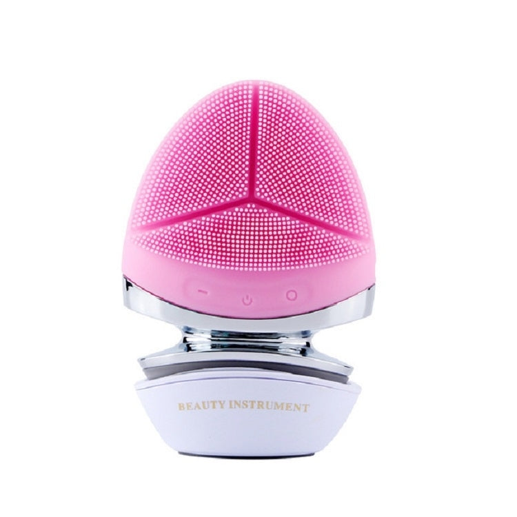 Multifunctional Ultrasonic Face and Eye Electric Warm Silicone Cleansing Instrument