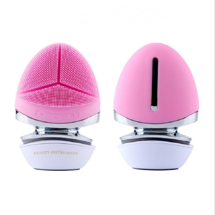 Multifunctional Ultrasonic Face and Eye Electric Warm Silicone Cleansing Instrument