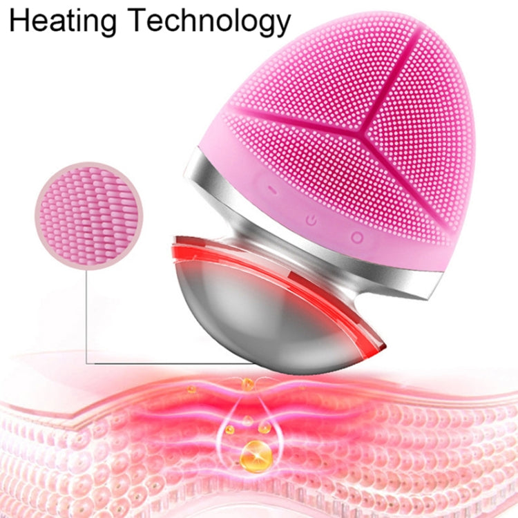 Multifunctional Ultrasonic Face and Eye Electric Warm Silicone Cleansing Instrument
