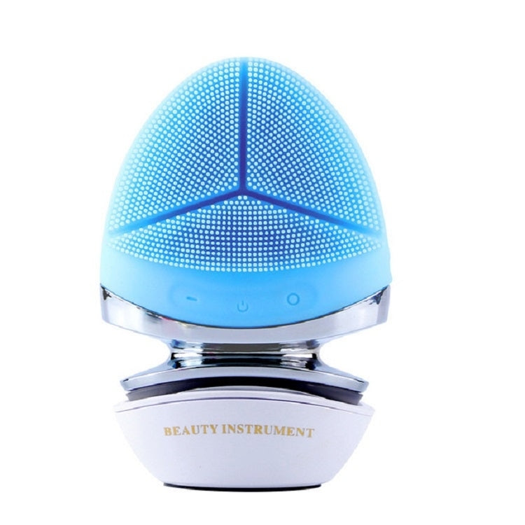 Multifunctional Ultrasonic Face and Eye Electric Warm Silicone Cleansing Instrument