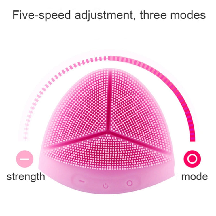 Multifunctional Ultrasonic Face and Eye Electric Warm Silicone Cleansing Instrument