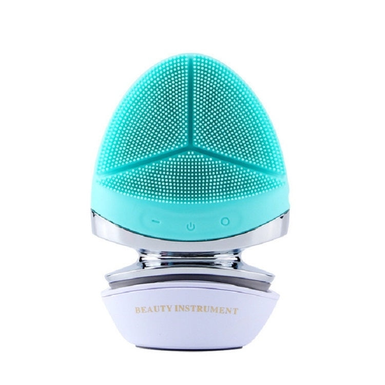 Multifunctional Ultrasonic Face and Eye Electric Warm Silicone Cleansing Instrument