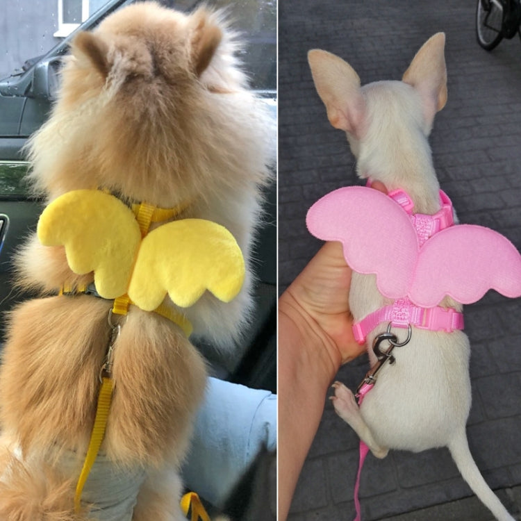 Cute Angel Pet Dog Leashes Adjustable Leash Pet Accessories, Size:M